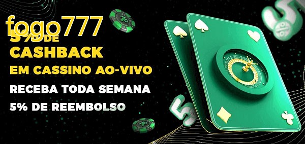 Promoções do cassino ao Vivo fogo777